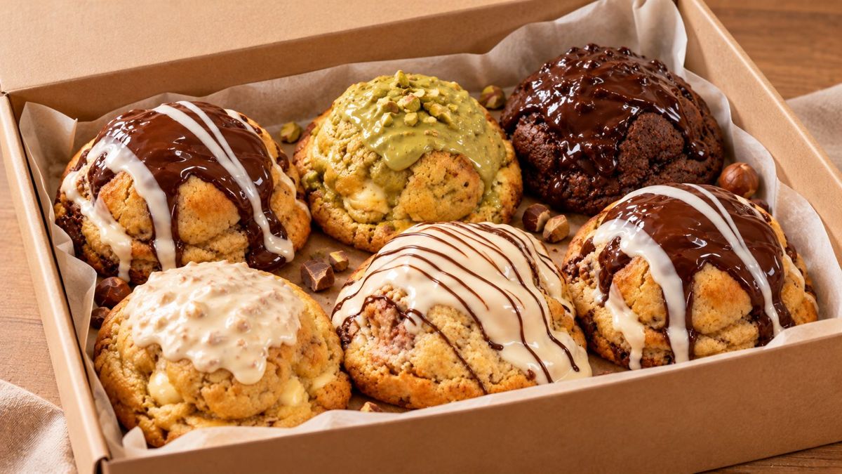 Caja de New York Cookies sin gluten de La Glutona